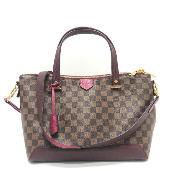 LOUIS VUITTON Damier Hyde Park 2WAY Shoulder Bag Tote Bag Hand Bag - Picture 1 of 16